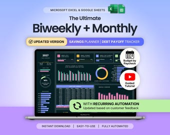 Paycheck Budget Spreadsheet Dark Mode Biweekly Budget Google Sheets Monthly Budget by Paycheck Weekly Bill Excel Debt Financial Planner