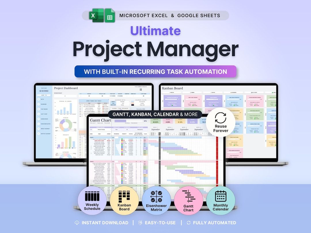Project Management Spreadsheet Team Project Task Tracker Google Sheets ...