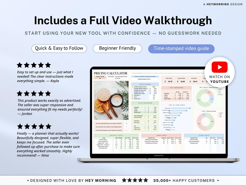 Product Pricing Calculator Spreadsheet Small Business Pricing Template Google Sheets Handmade Product Cost Calculator Excel Profit Margin image 9