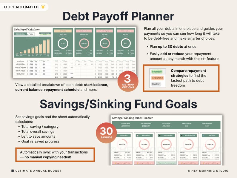 Family and Couples Budget Spreadsheet for Household Expenses Kids and Family Monthly Annual Budget Google Sheets Excel Bill Debt Tracker image 12