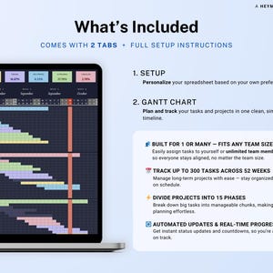 Gantt Chart Google Sheets Template Dark Mode Project Timeline Tracker ...