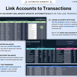 Small business bookkeeping Google Sheets Dark Mode Income Expense Tracker Freelancer Tax Planner Profit Loss Spreadsheet 1099 Mileage Log image 8