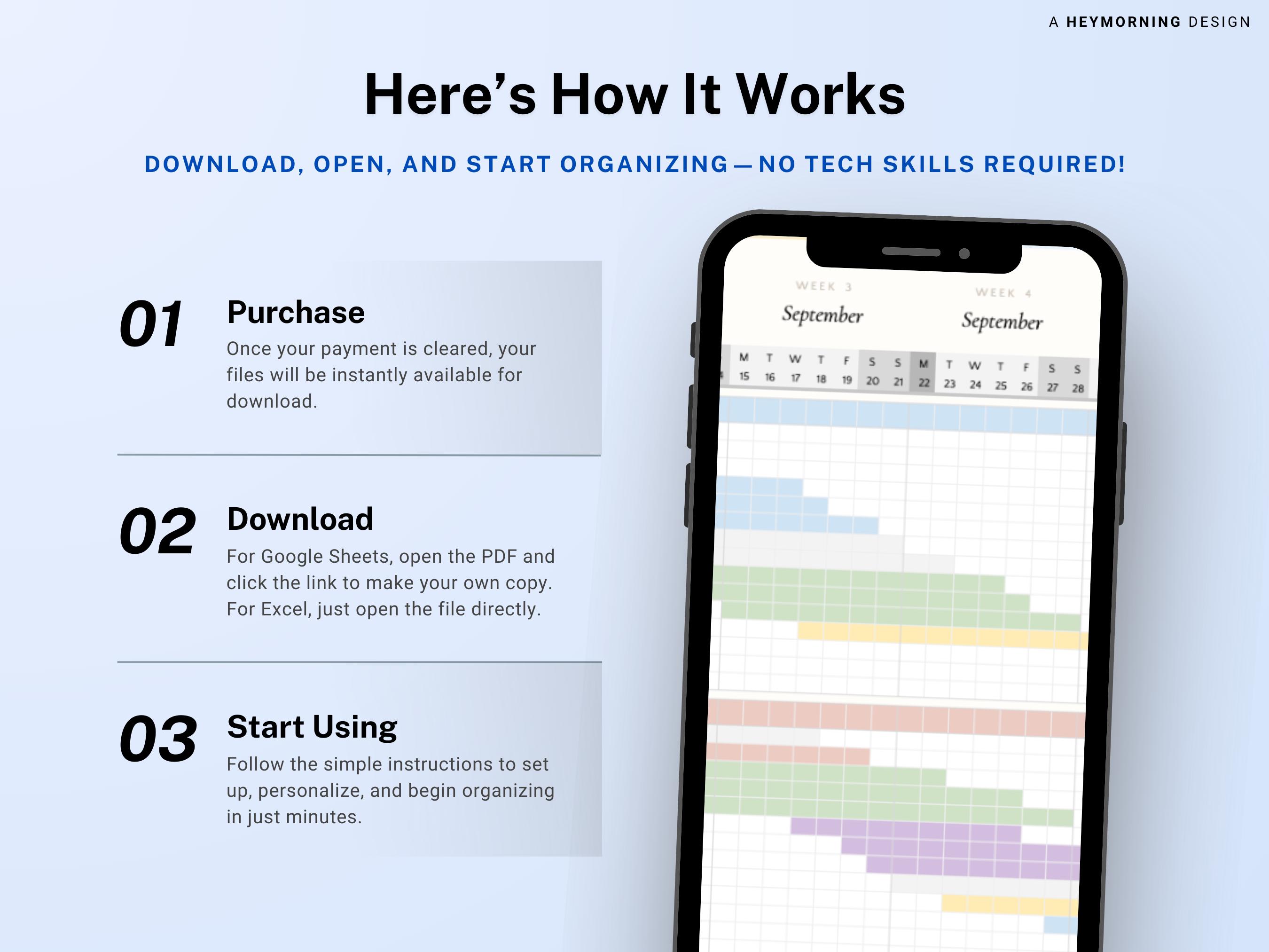 Gantt Chart Project Management Template Google Sheets Automated Task ...