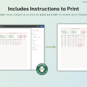Spreadsheet huurbetalingen Huurdersgrootboek Google Spreadsheets Verhuurder Rent Tracker Huurderstracker Property Rent Tracker Boekhoudsjabloon afbeelding 8