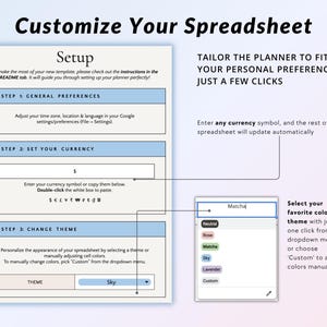 Reisebudget-Planer Google Sheets Familienurlaubsbudget-Spreadsheet Reisekosten-Tracker Urlaubsreisebudget Digitaler Planer Bild 3