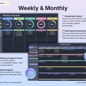 Task Manager Spreadsheet Dark Mode Team Task Tracker Google Sheets Excel Task Priority Matrix Kanban Board To Do List Weekly Schedule image 11