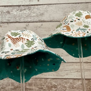 Jungle print Summer Hats