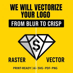 Custom Vectorize service, Vector Redraw, Image To Vector, Logo & Image Redraw Service, Custom Logo SVG Improve Quality High Resolution