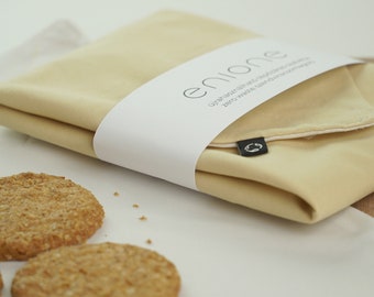 Zero Waste Sandwich Wrap - Bladpatroon Herbruikbare Voedselverpakking - Cadeau-ideeën - Eco-vriendelijk - Snackzakje - Doekservet