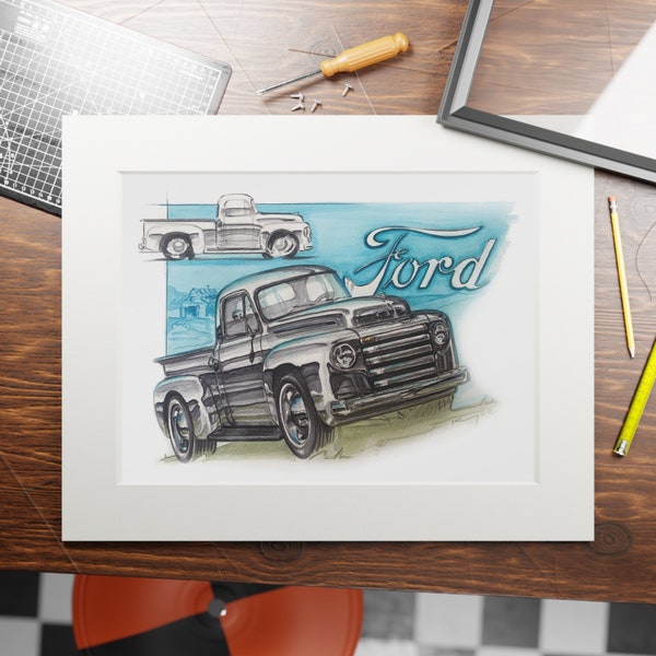 Old Ford F-1 Fine Art Print