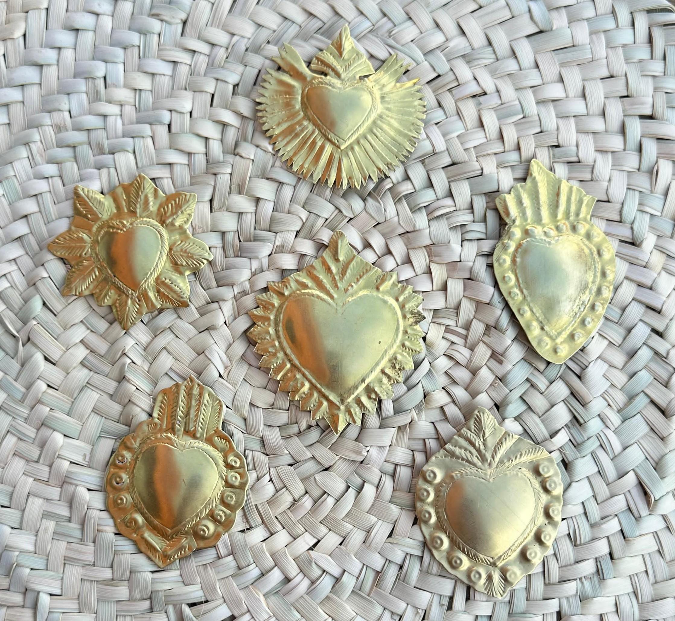 Coeur mexicain flamme or - Tienda