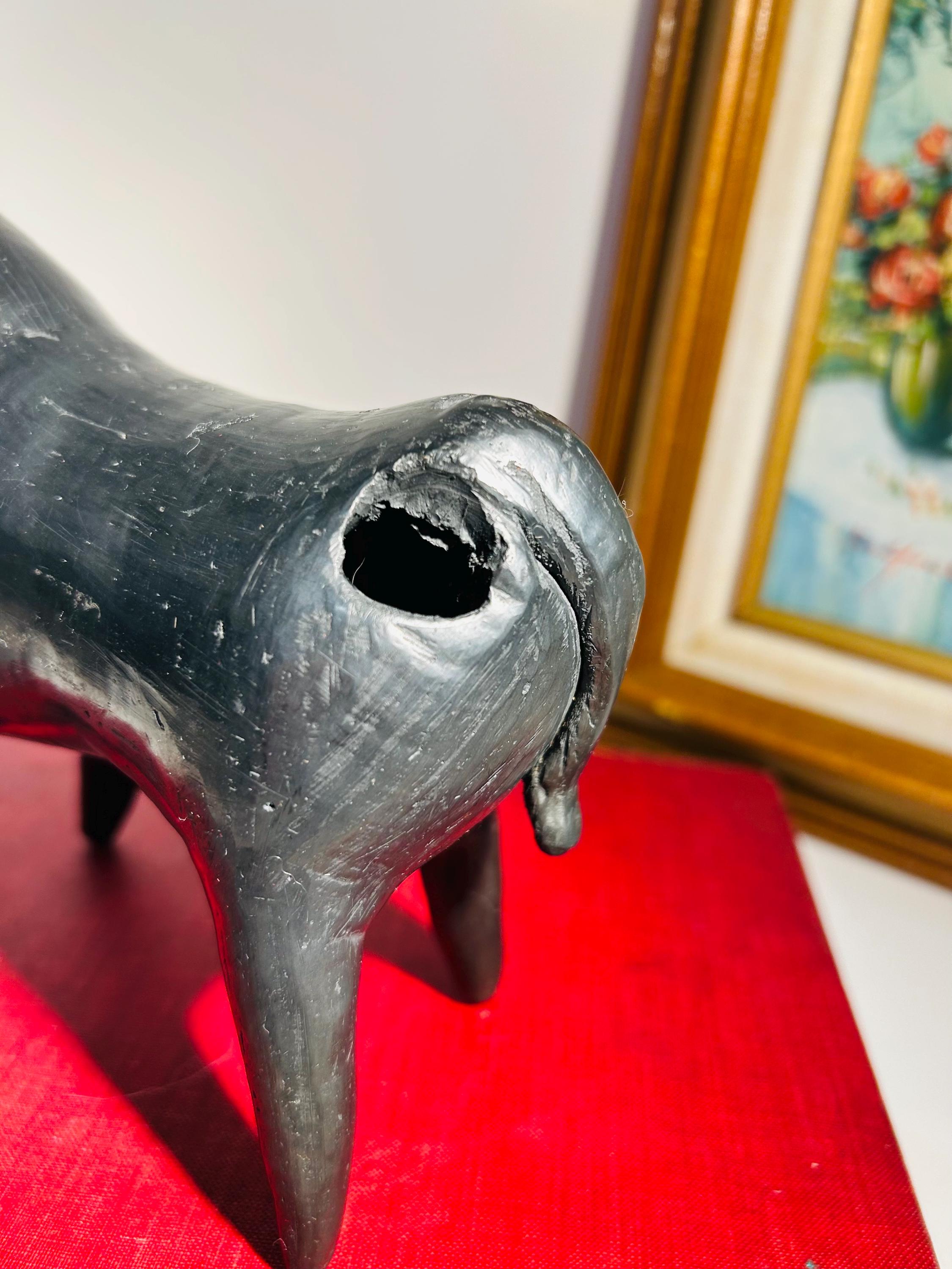 フォークアート 黒陶 ⁄ | oaxaca 黒陶の4つベル Elephant House 