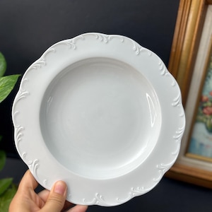 Juego de 5 platos hondos para sopa y pasta Rosenthal Germany Monbijou Classic Rose de 23 cm (9 pulgadas). En perfecto estado.