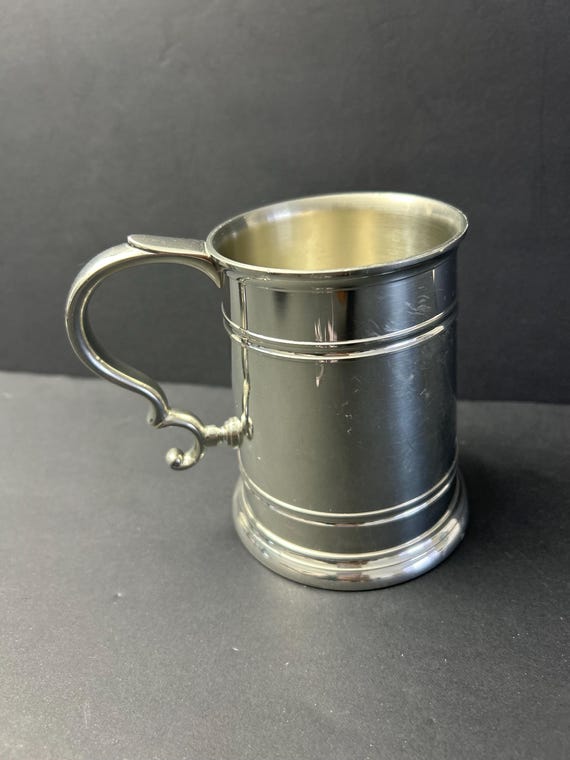 Vintage Royal Selangor Pewter 97% Tankard/mug 4.5”,cottagecore