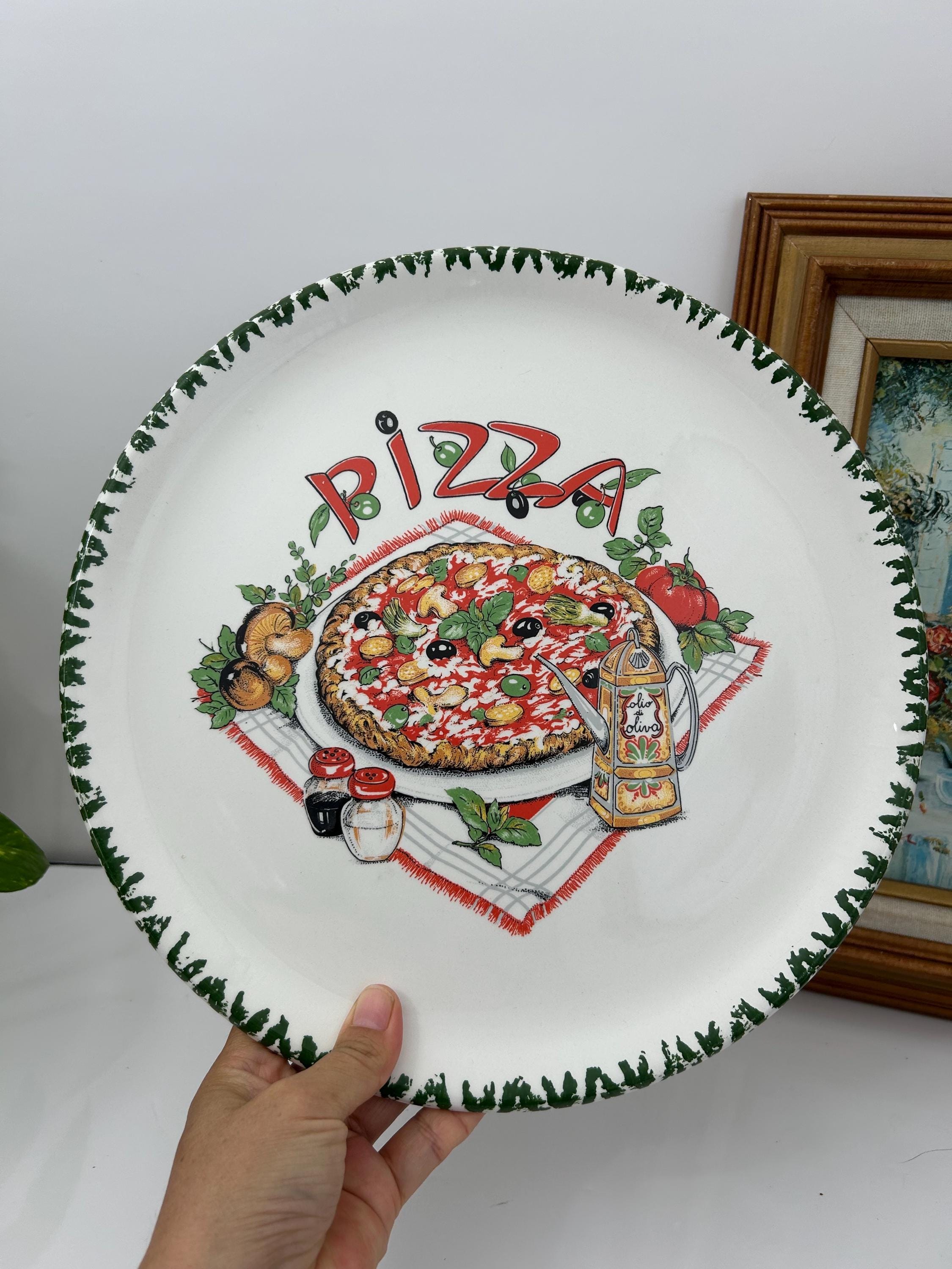 Italian pizza plate