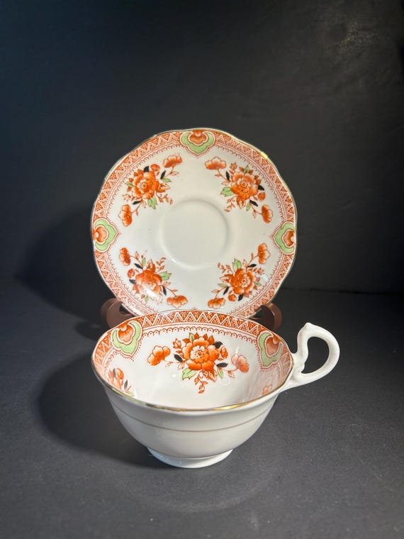Rare Antique (1920s) Royal Albert Imari Pattern 7419 Fine Bone