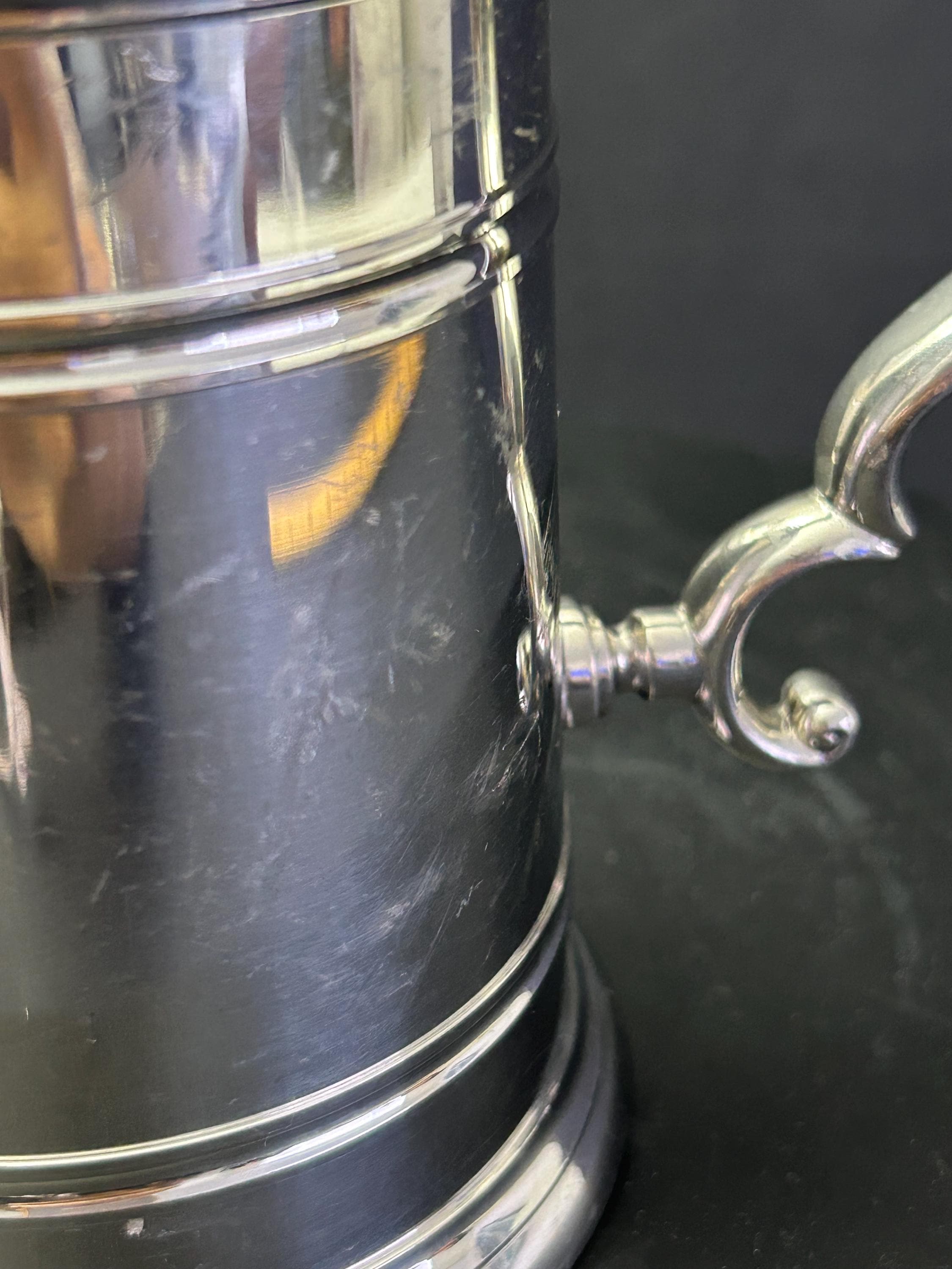Vintage Royal Selangor Pewter 97% Tankard/mug 4.5”,cottagecore