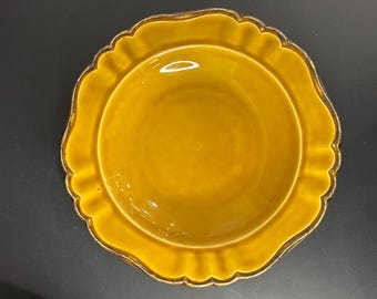 Vtg Pagnossin iIronstone 9”  Brown Soup Plates and dinner plate Treviso Italy,cottagecore, farmhouse ,rustic decor style