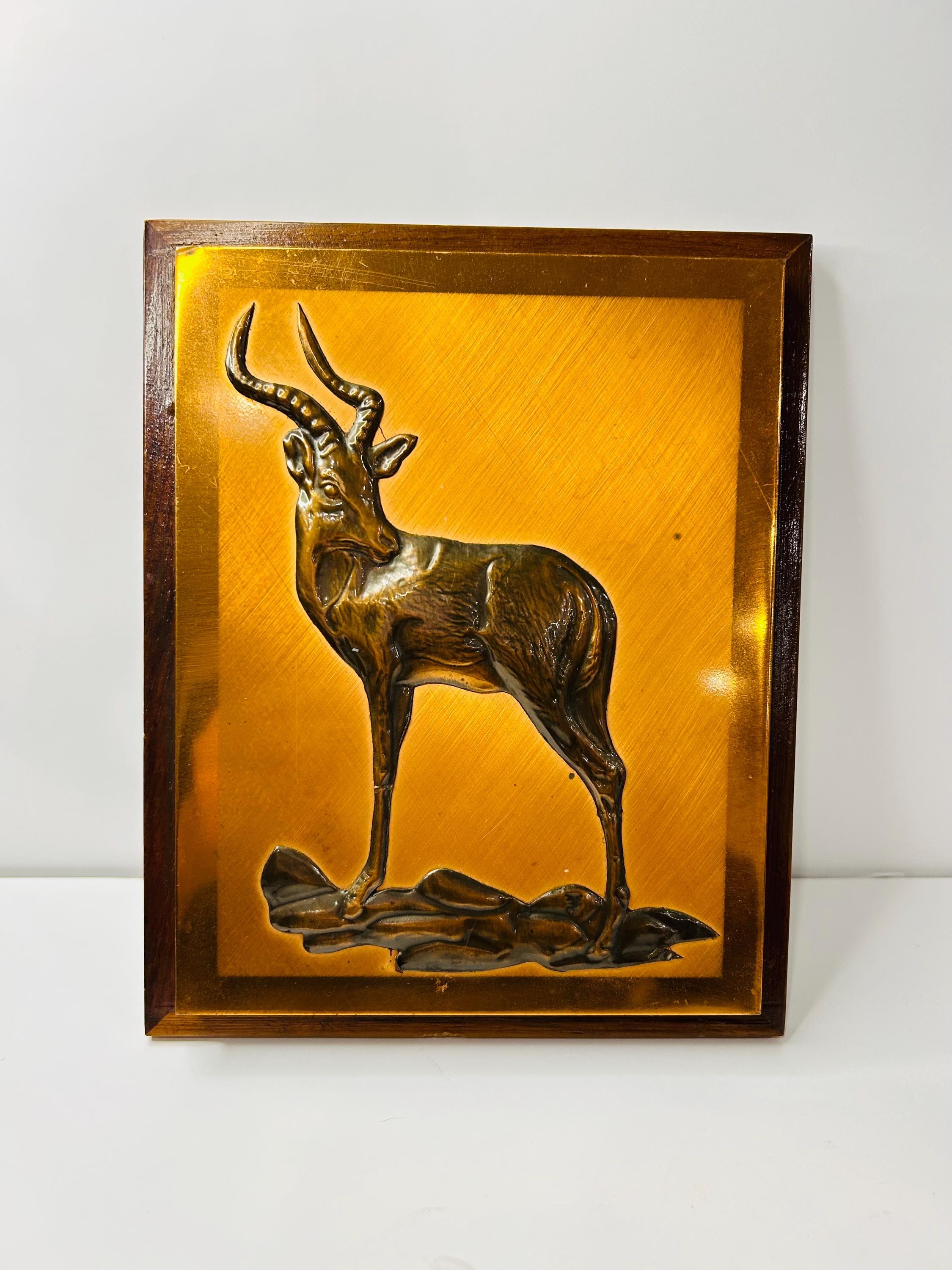 Copper Art 3D Impala Dennis Thomson Original Products 6.5”x8” - Etsy