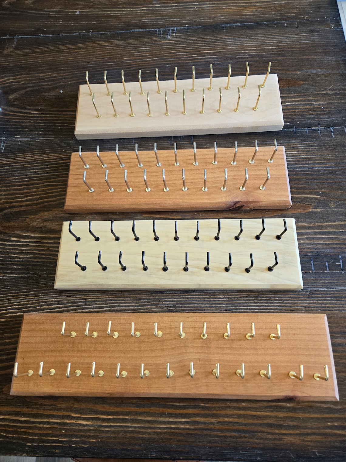 Unique Tie Rack Custom Wood Tie Rack - Etsy