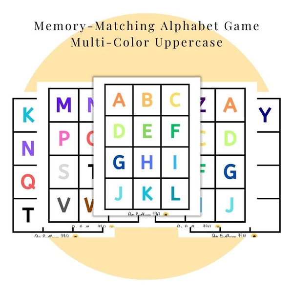 Memory Matching Alphabet Game, Preschool Prep, Phonics, Beginner Reading Strategies, Kindergarten, First Grade, Letters, Sounds, Reading