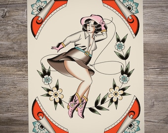 Cowgirl Print