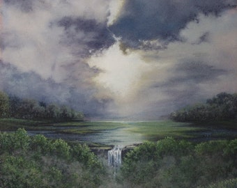 Anew by Tina M Morgan, original pastel on sanded surface, 7.5" x 10.5", unframed