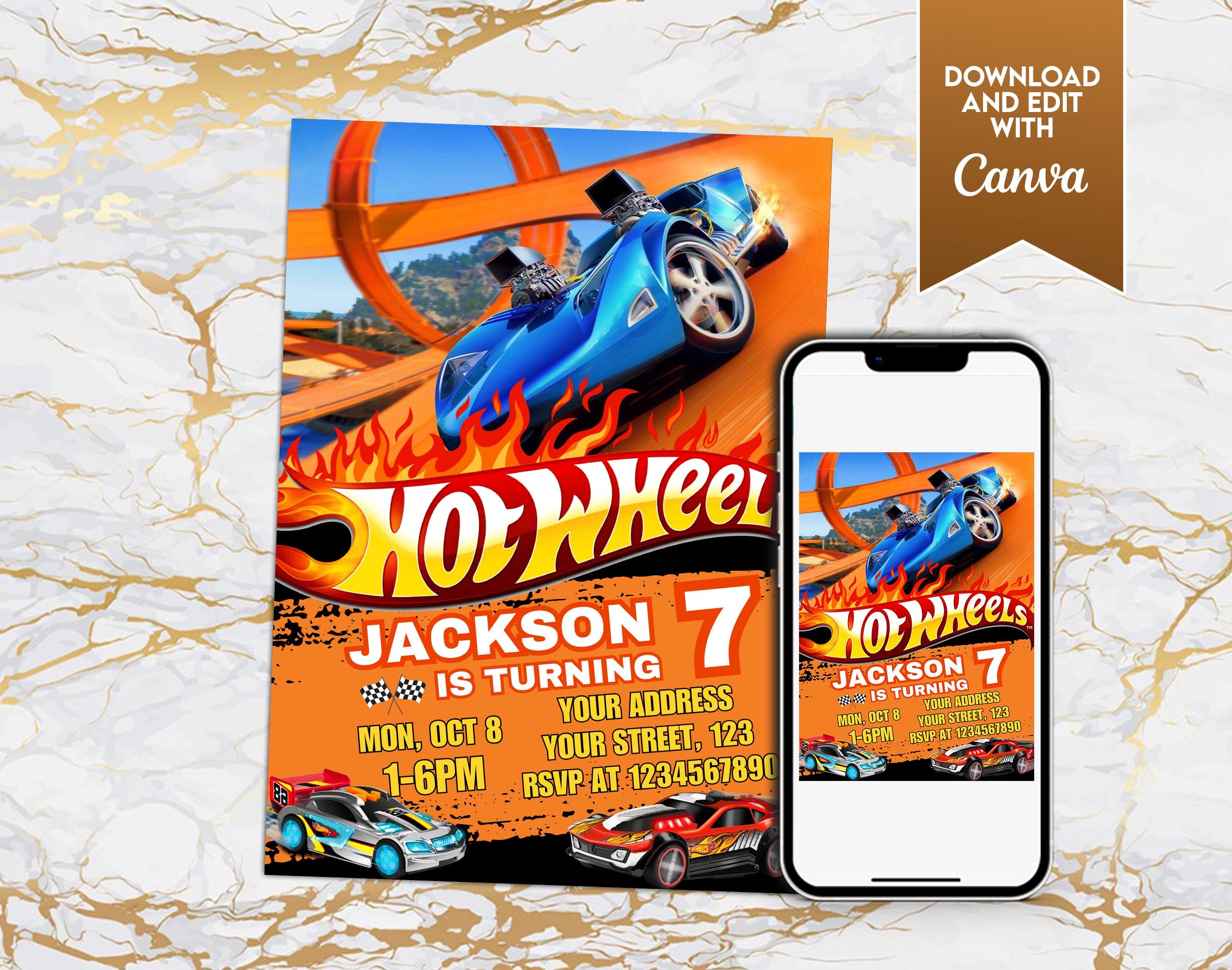 Hot Wheels Birthday Card - Etsy