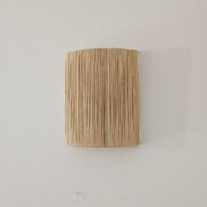 Handgjord Raffia Vägglampa: Marockansk Dekorbelysning bild 4