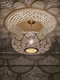 Moroccan brass pendant light