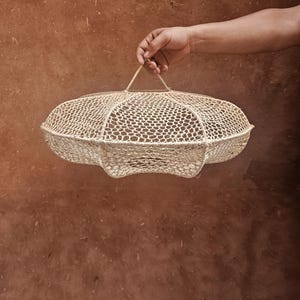 raffia pendant light , hanging lamp shade in raffia