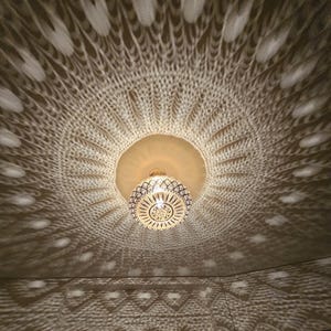 Moroccan brass pendant light