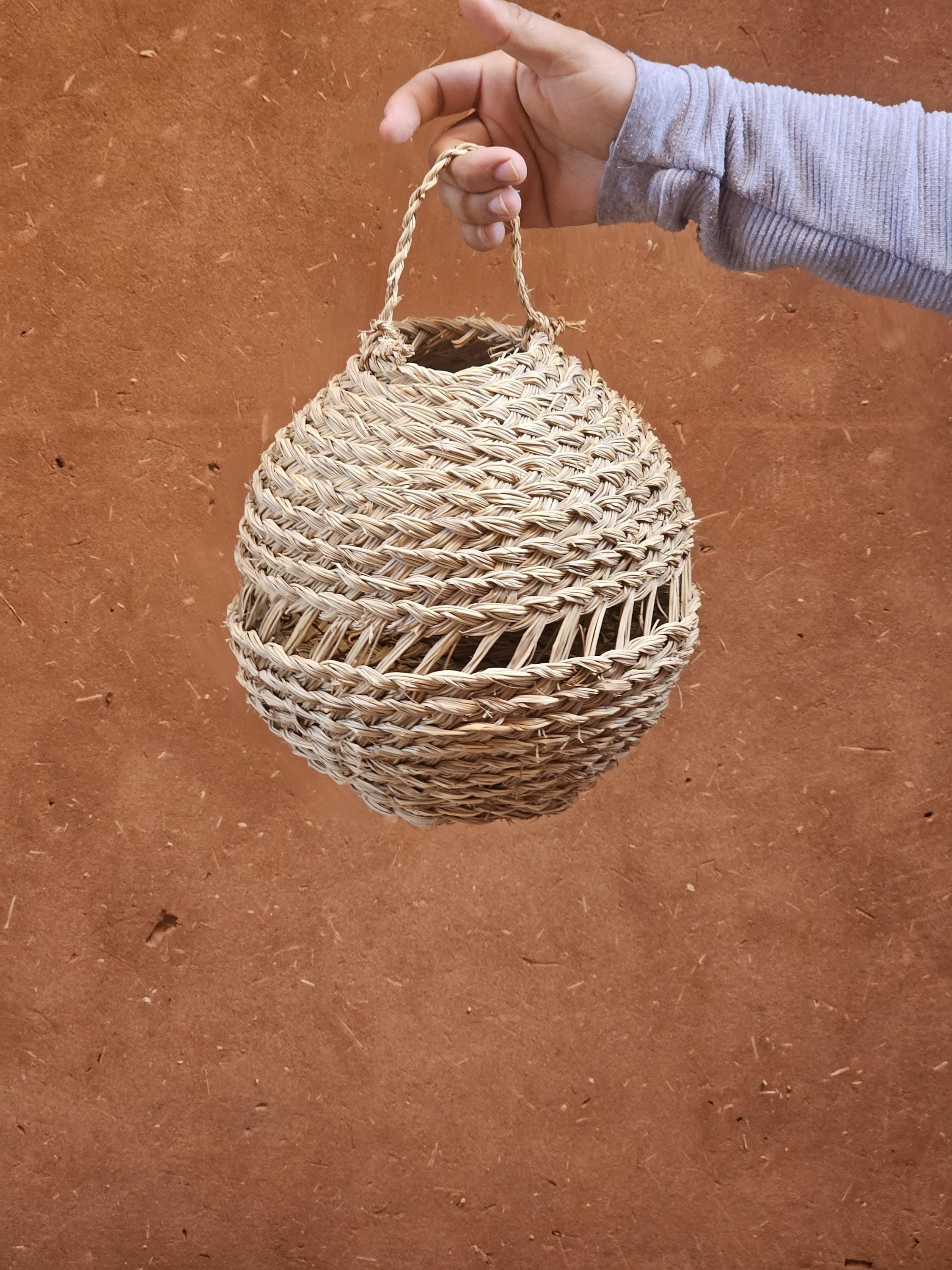 SIDCO Großer Bienenkorb Aus Stroh – Handgeflochten, Mit Einflugloch, Ca. 41 Cm SIDCO Großer Bienenkorb Aus Stroh – Handgeflochten, Mit Einflugloch, Ca. 41 Cm