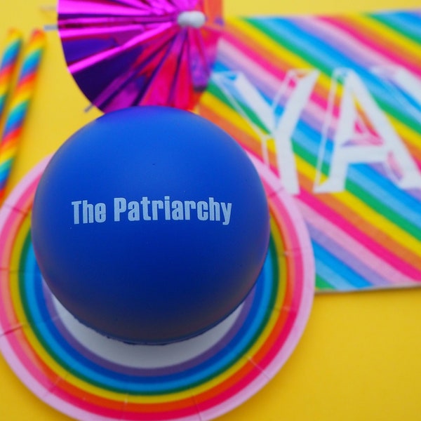 Pelota antiestrés Squish The Patriarchy - Regalo feminista - Feminismo