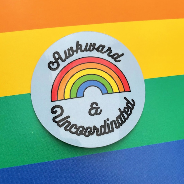 Awkward Sticker - Etsy