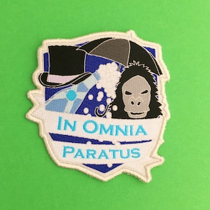 In Omnia Paratus The Life and Death Brigade Patch Gilmore Girls Iron On Patch image 1