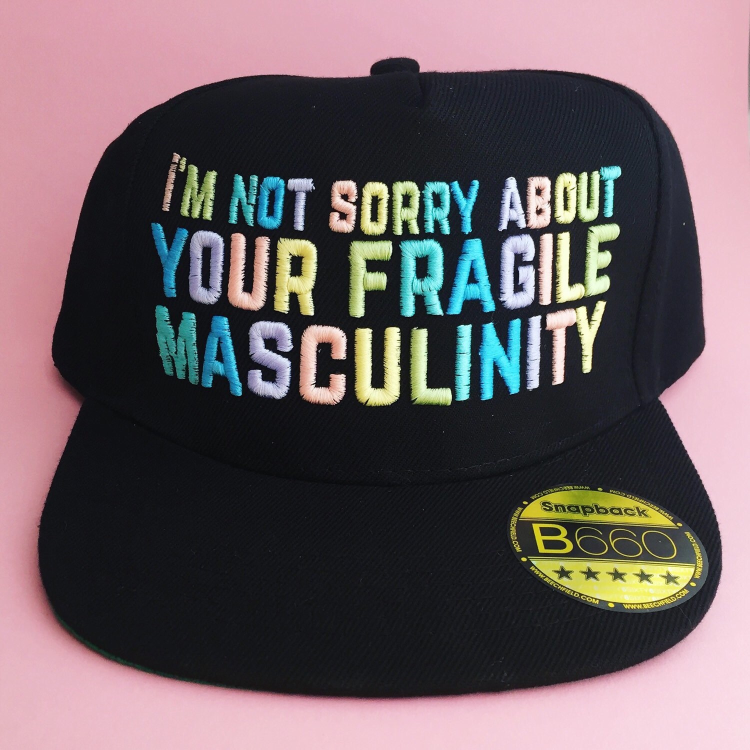 I'm Not Sorry About Your Fragile Masculinity Pastel Rainbow Snapb…