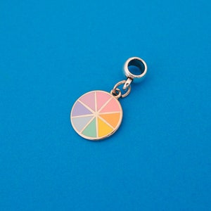 Pastel Colour Wheel Charm