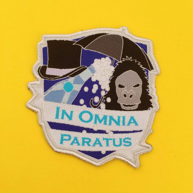 In Omnia Paratus The Life and Death Brigade Patch Gilmore Girls Iron On Patch image 2