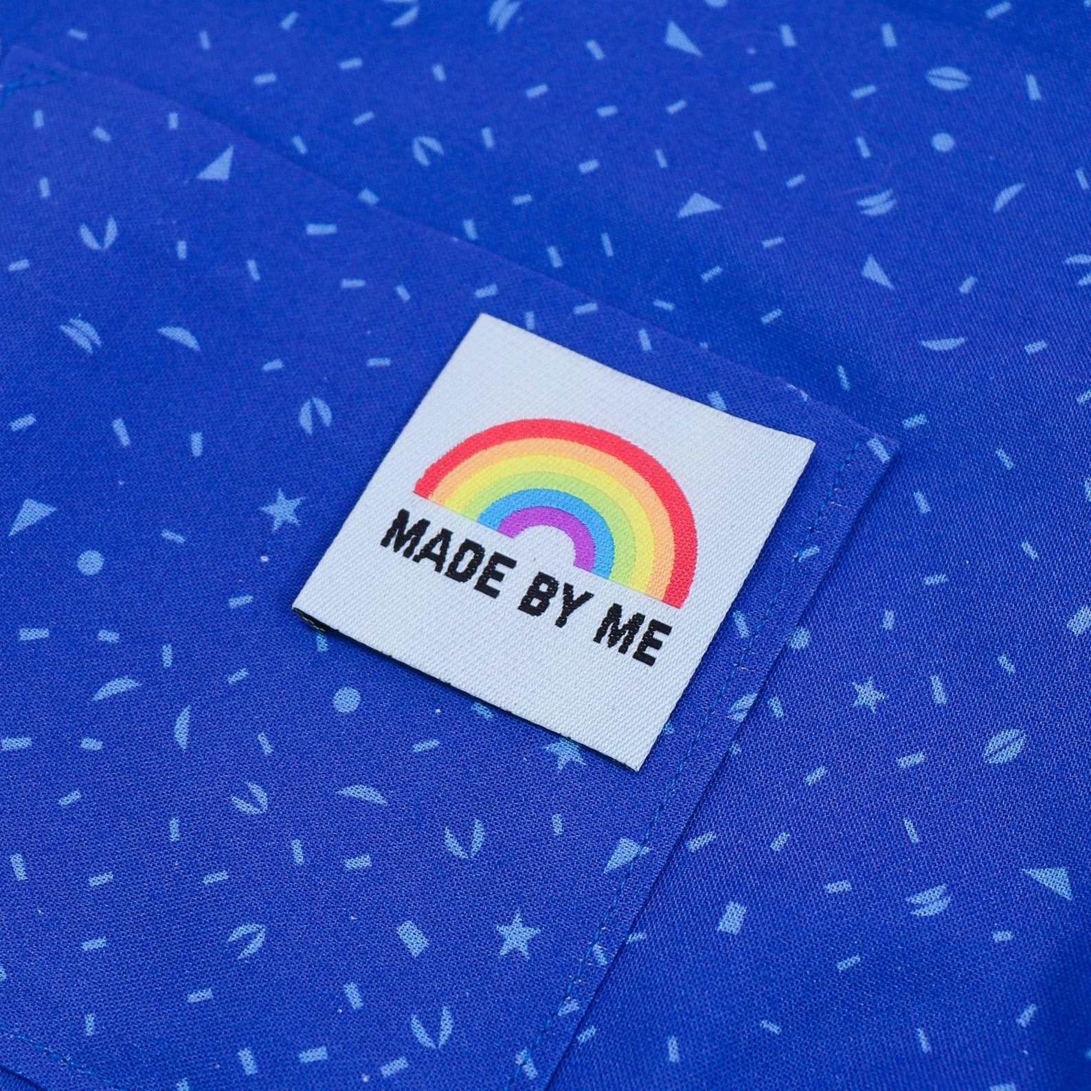 Made By Me Rainbow Clothing Label Etsy