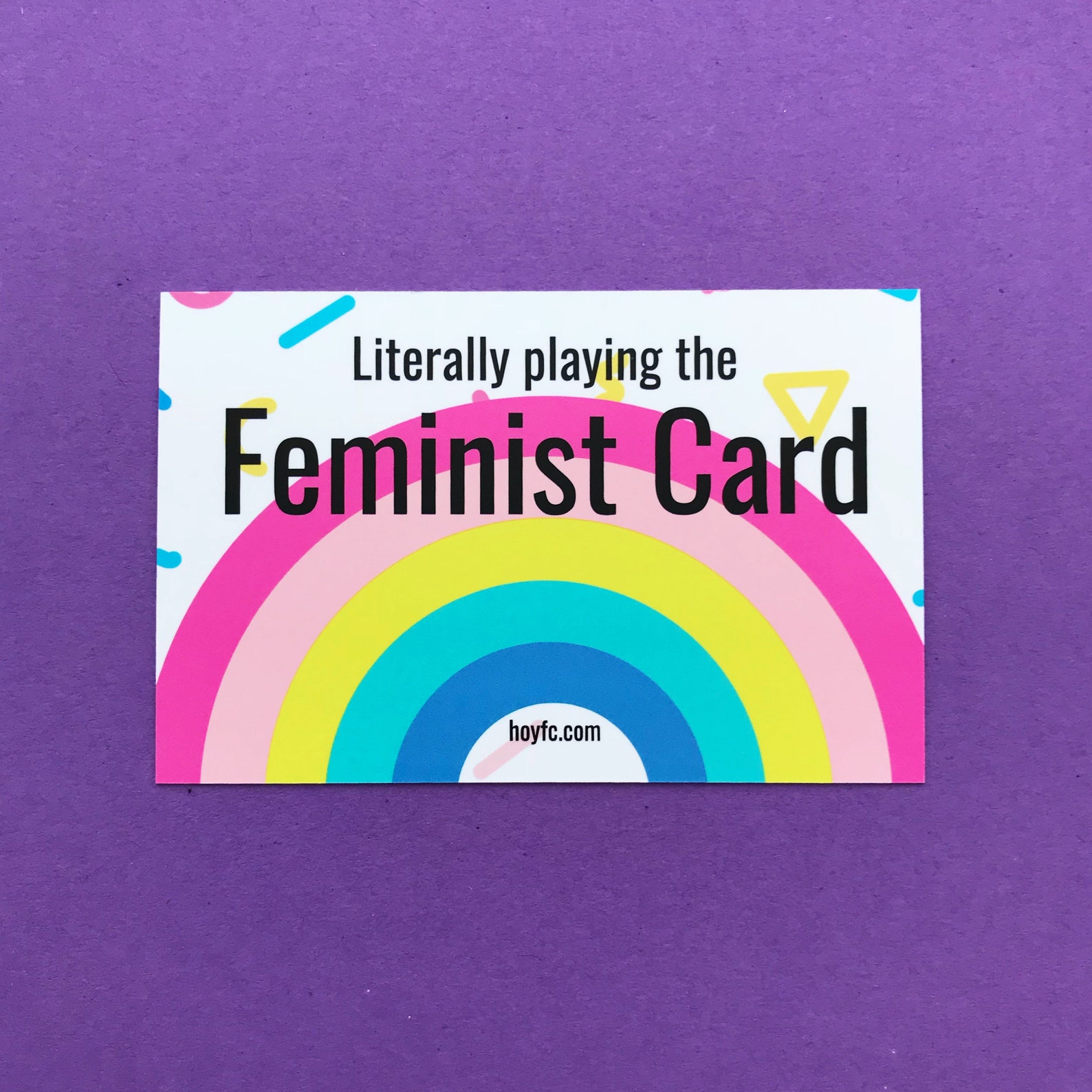 Feminist Cards Feminist Business Card Holder | Etsy