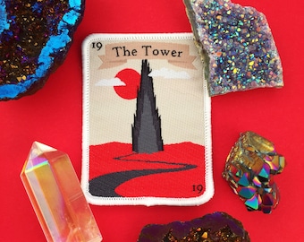 The Dark Tower Tarot Card Iron On Patch