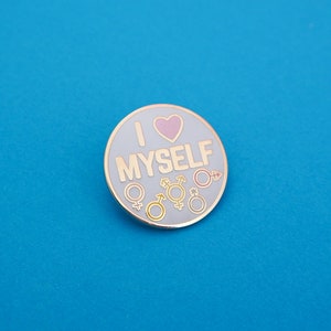 I Love Myself Enamel Pin Badge Lapel Pin image 2
