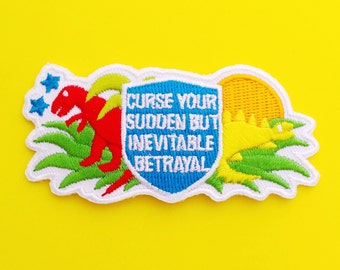 Firefly Iron On Patch - Curse Your Sudden But Inevitable Betrayal - Serenity Firefly Patch