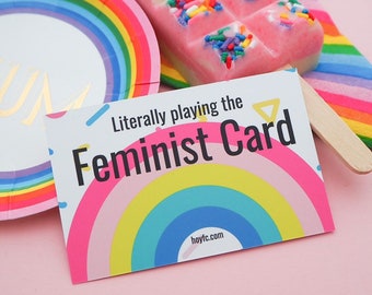 Feminist Cards - Feminist Business Card