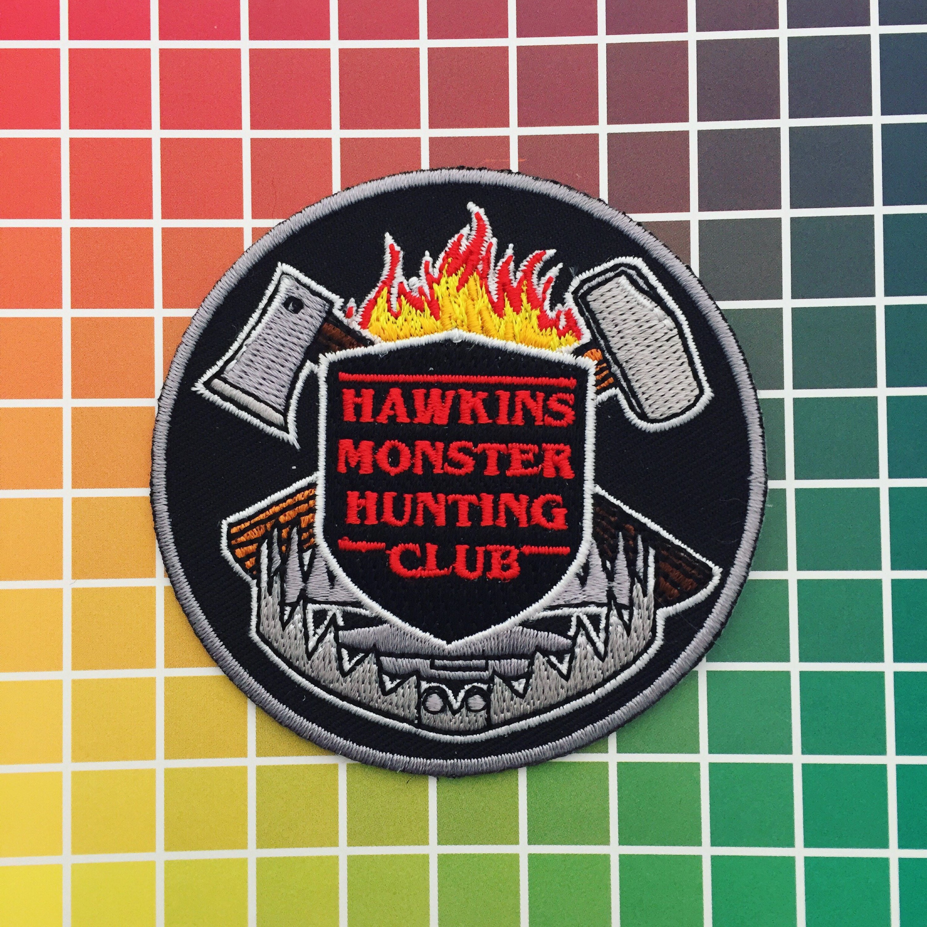 Hawkins Monster Hunting Club Patch