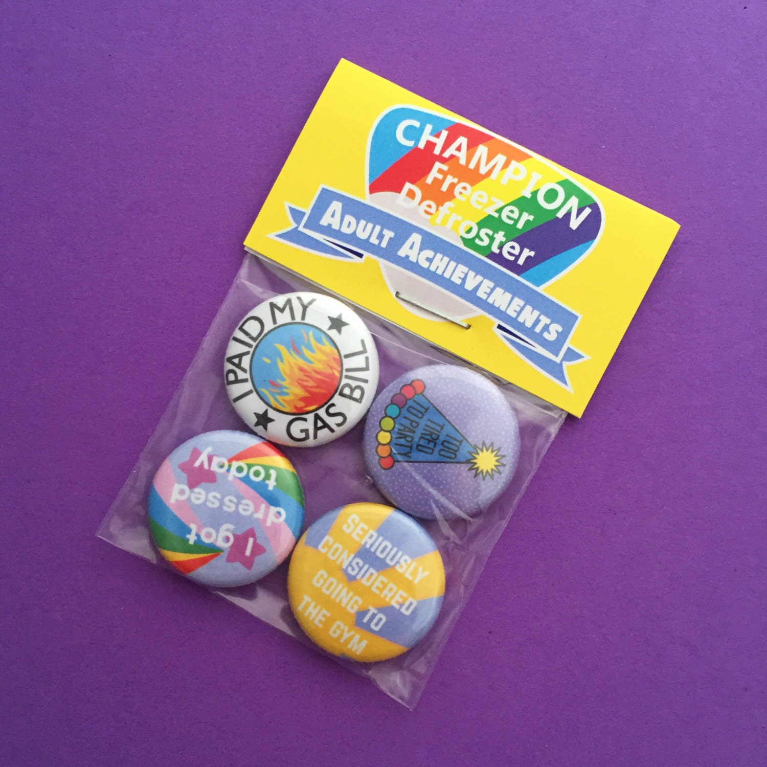 Adult Achievement Badge Pack - Button Badges