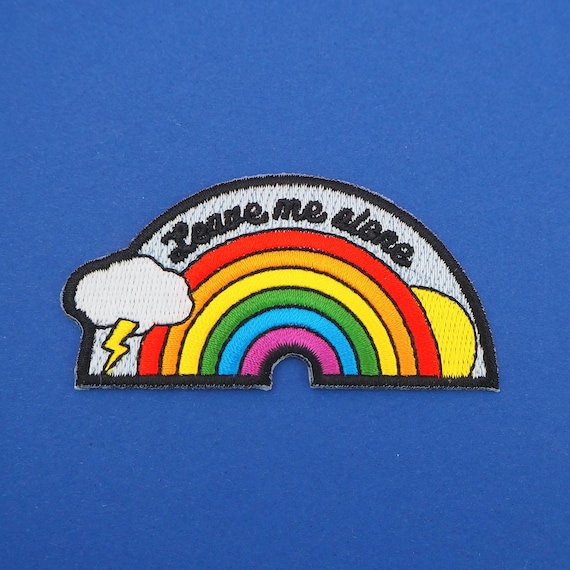 Leave Me Alone Iron On Embroidered Patch