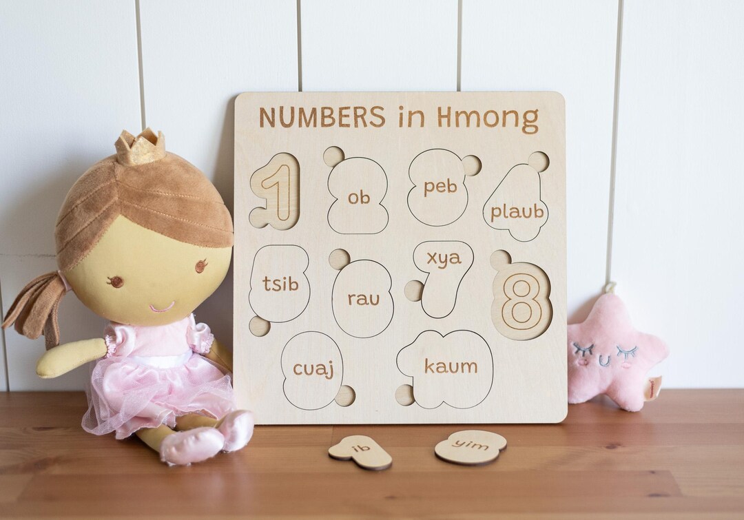 Customizable Number Puzzle for Kids - Etsy