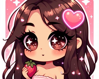 Custom Chibi Icon | Personalized Chibi PFP | Custom Chibi Portrait | Chibi Commission | Chibi Twitch Icon | Chibi Social Media Avatar